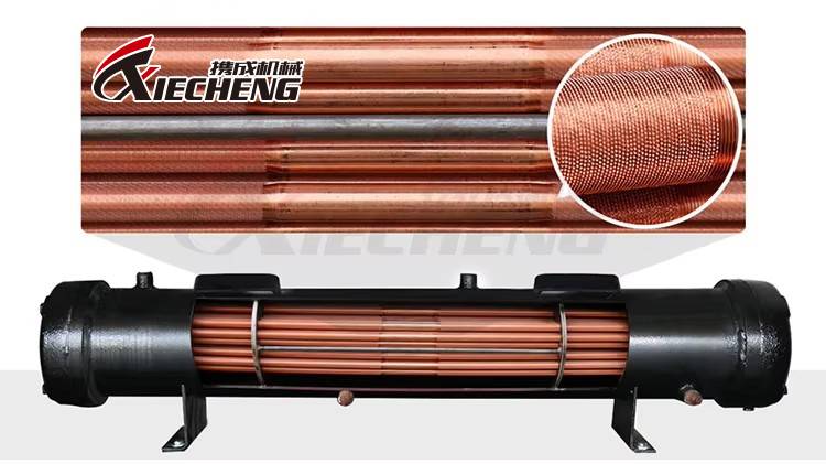 Shell-and-tube condenser (water-cooled chiller) Кожухотрубный конденсатор (чиллер с водяным охлаждением)