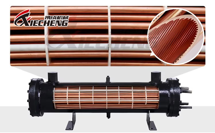 Shell-and-tube evaporator (water-cooled chiller) Кожухотрубный испаритель (чиллер с водяным охлаждением)